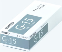 SEIKO G-15カード 純正品