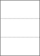 プリンター用帳票用紙 KN3000 ( A4サイズ 白紙3面穴無 )
