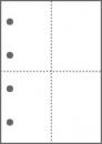 プリンター用帳票用紙 KN4400 ( A4サイズ 白紙4面4穴 )