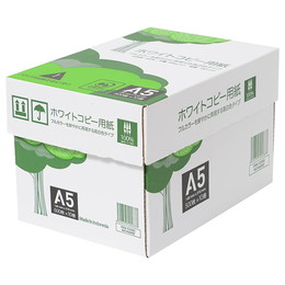 APPJ ホワイトコピー用紙 A5 1箱 (500枚×10冊)