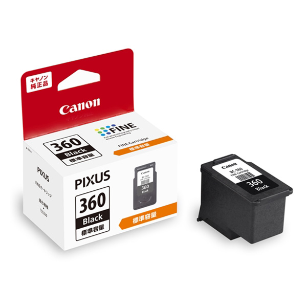 純正 FINEカートリッジ BC-360 ブラック CANON PIXUS用インク消耗品 ...