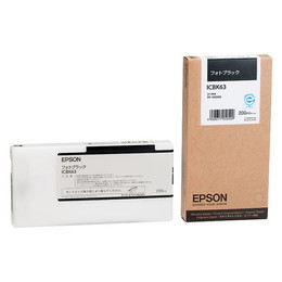 純正 インクカートリッジ ICBK63 フォトブラック