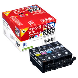 ジット JIT-C3253265P 5色マルチパック | キヤノン リサイクルインク BCI-326+325/5MP 対応