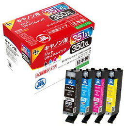 ジット JIT-C3503514PXL 大容量 4色マルチパック | キヤノン リサイクルインク BCI-350XLPGBK+351XLC/M/Y 対応