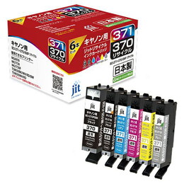 ジット JIT-AC3703716P 標準 6色マルチパック | キヤノン リサイクルインク BCI-371+370/6MP 対応