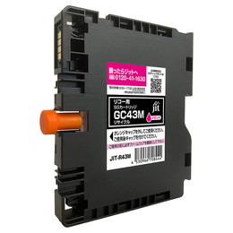 ジット JIT-R43M マゼンタ(リコー GC43M 対応)リサイクルインク