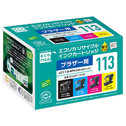 エコリカ ECI-BR113-4P リサイクルインク LC113-4PK 対応