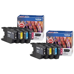 純正 LC12-4PK インクカートリッジ お徳用4色×2パック