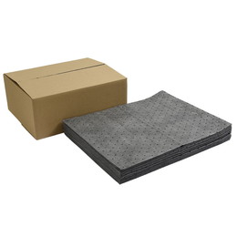 水油吸収シート (水・油両用) 厚3mm 400×500mm 【20枚入】 吸収量0.76L/枚