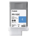 純正 インクタンク PFI-102C シアン 0896B001