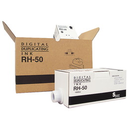 ホリイ デジタル印刷機用 LA4000/1000 (RH-50)インク 黒 汎用品 (6本/箱)