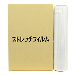 (法人様限定)業務用ストレッチフィルム幅500mm×巻300m 厚17μ 透明 3インチ紙管