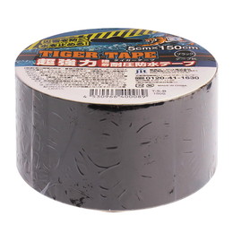 超強力接着 耐圧防水テープ ジット タイガーテープ 幅5cm×長さ150cm 黒
