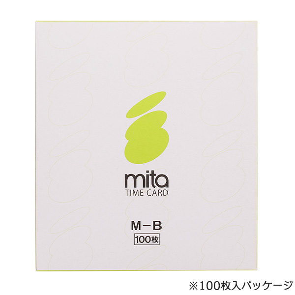 mitaタイムレコーダーmk-700 / mk-100用タイムカード M-B (20日/5日締
