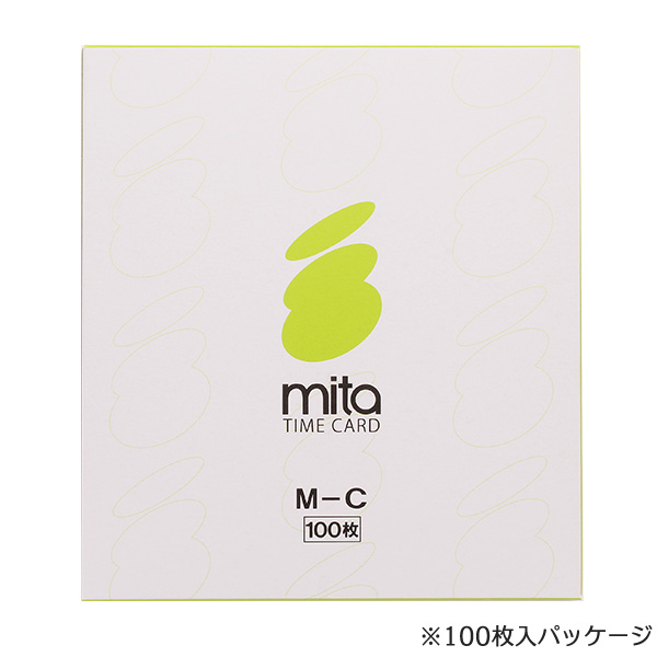 mitaタイムレコーダーmk-700 mk-100用タイムカード M-C (10日/25日締) リサイクルトナーやインクカートリッジのmita