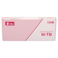 ニッポー タイムボーイNカード対応 タイムカード(M-TB) 汎用品 100枚入