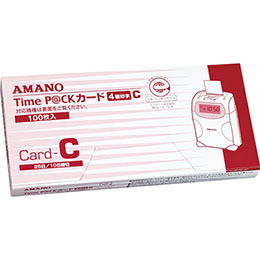 AMANO Time P@CK(4欄印字) カードC　純正品