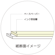 インクジェットロール紙 厚手マットコート紙 幅1118mm(B0ノビ)×長さ30m