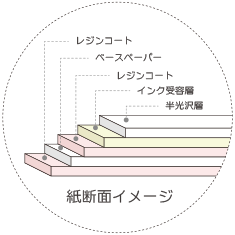 紙断面イメージ